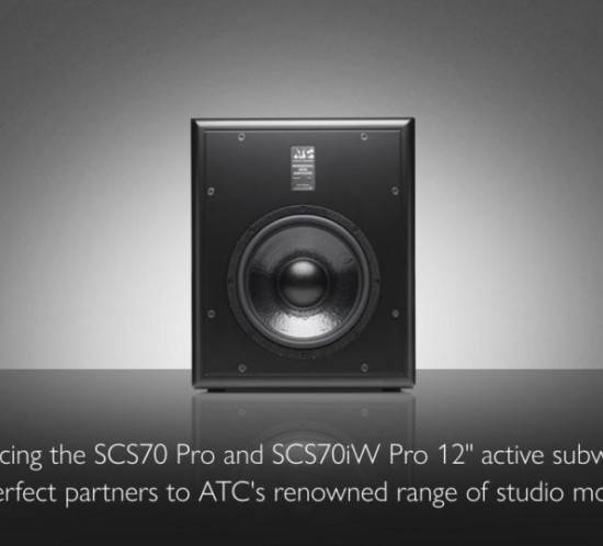 ATC Launch SCS70 Pro and SCS70iW Pro 12″ Active Subwoofers